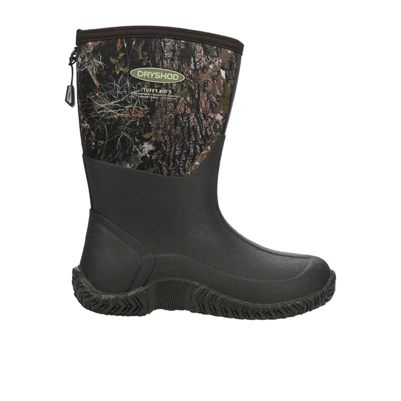 Tuffy Sport Camouflage Round Toe Pull On Boots (Little Kid - Big Kid) 5 / Medium