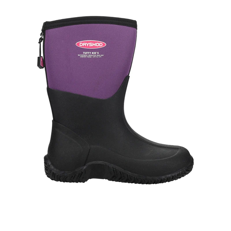 Tuffy Sport Round Toe Pull On Boots (Little Kid - Big Kid) 5 / Medium