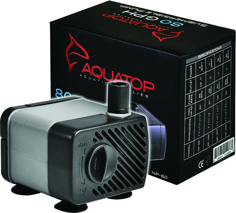 Aquatop Nano Submersible Adjustable Flow Rate Pump 80 Gallon