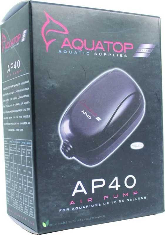 Aquatop Air Pump Single Outlet 5 50 Gal Single Outlet / 5-50 Gal