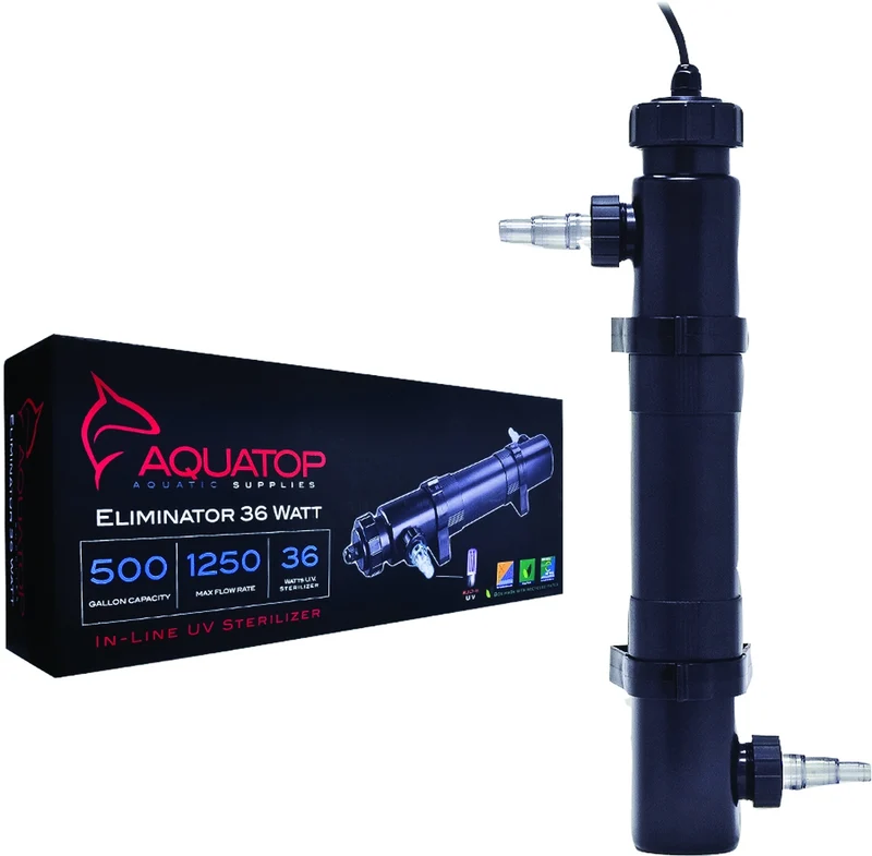 Aquatop Inline Uv Sterilizer Black / 36 Watt