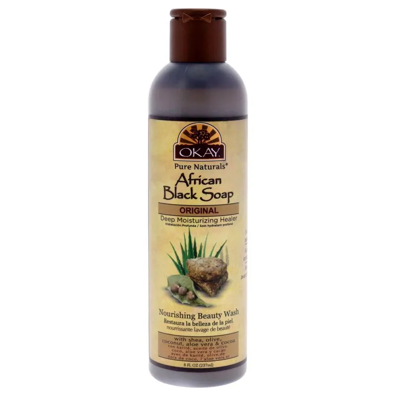 Sabonete Líquido Africano Preto Da Okay Para Unissexo - Sabonete 8 Oz