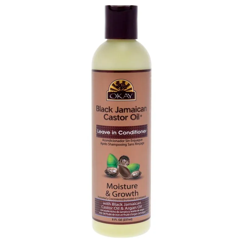 Óleo De Rícino Preto Jamaicano Leave In Conditioner Da Okay For U