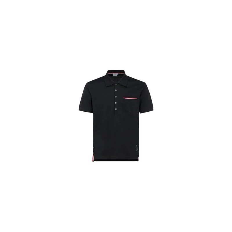 Thom Browne Gray Cotton Polo Shirt 2