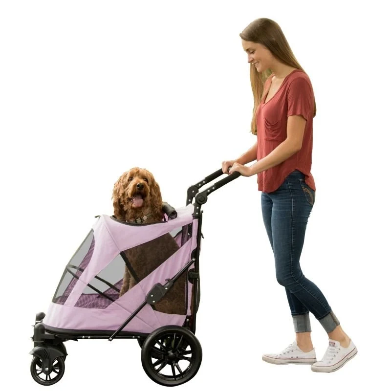 Pet Gear Excursion No Zip Pet Stroller Lilac / 26"L x 15"W x 20"H