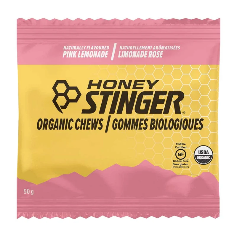 Honey Stinger Organic Energy Chews Pink Lemonade / 50g