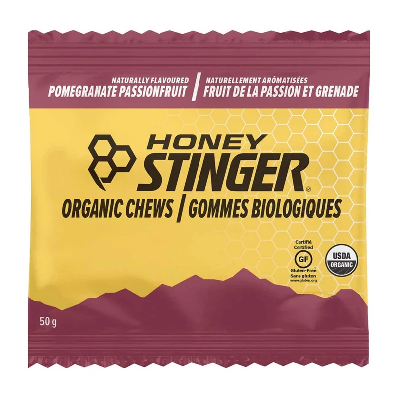 Honey Stinger Organic Energy Chews Pomegranate / 50g