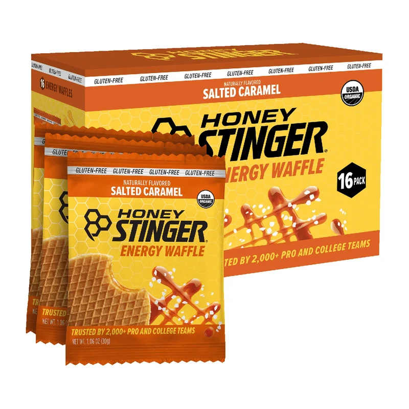 Honey Stinger Organic Gluten Free Energy Waffles 30g Salted Caramel