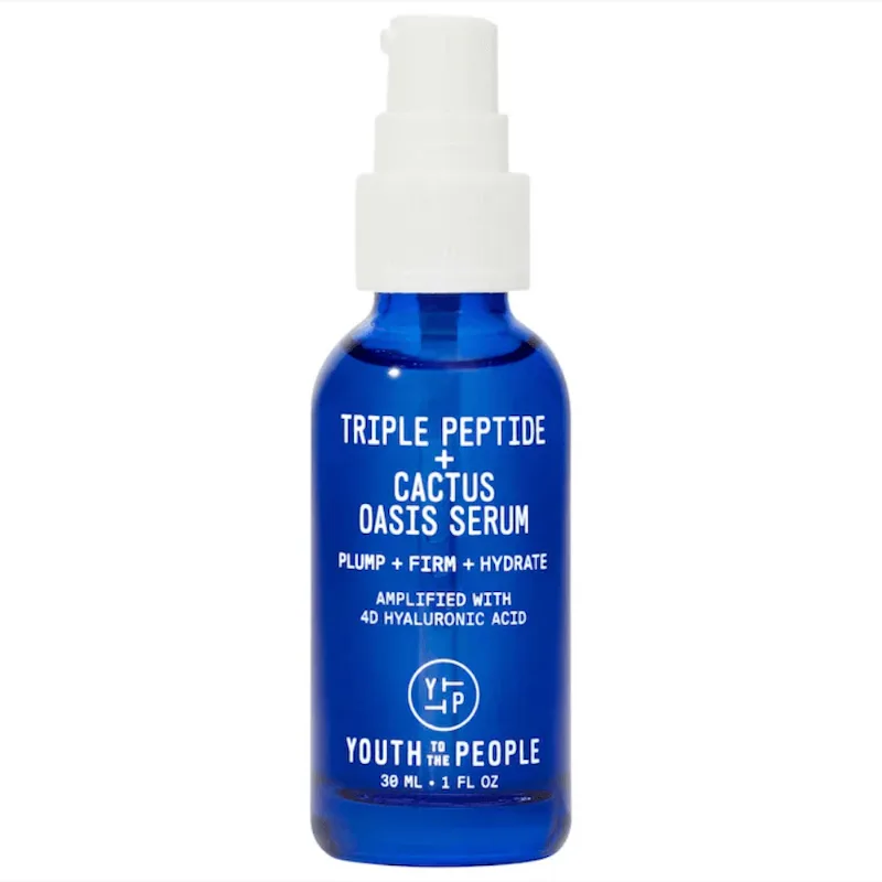Hidratante Suero Triple Peptido Cactus Oasis tamaño de prueba 0.1 oz