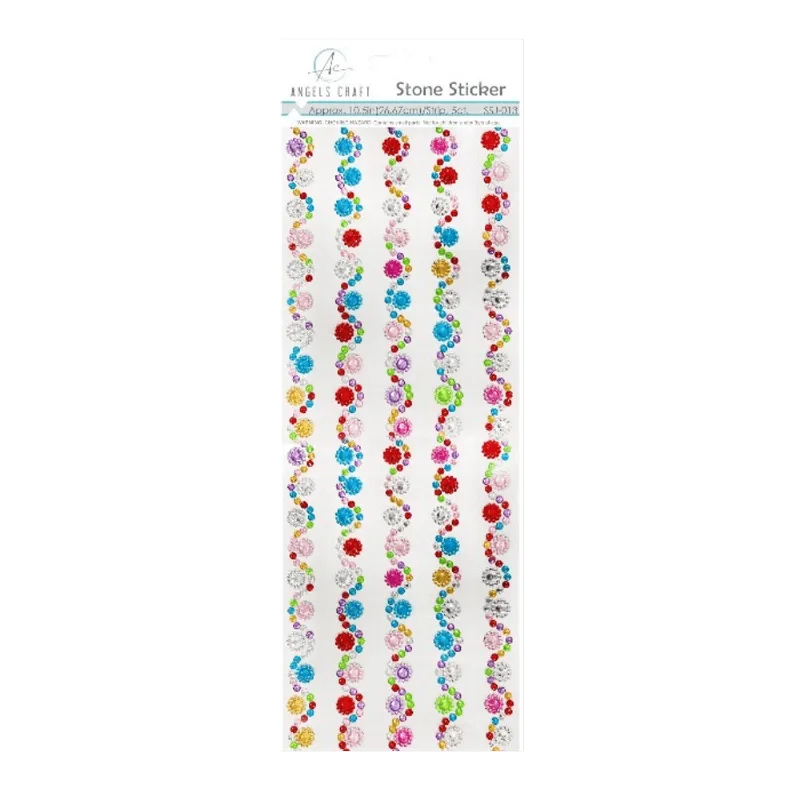 Sticker de Cristal con Perlas|6 mm