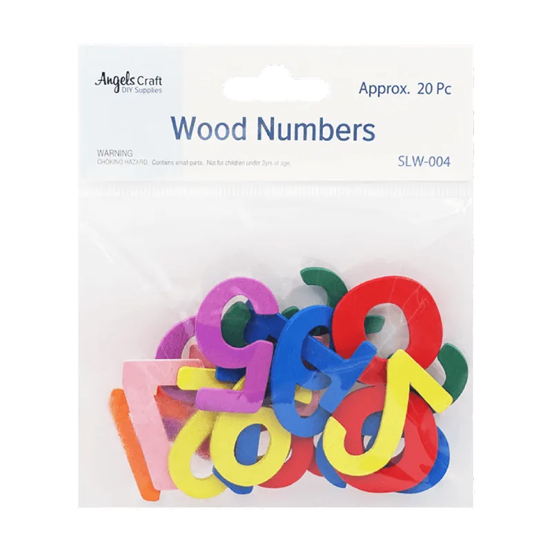 Letras de Madera|20 Piezas