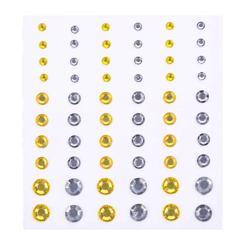Sticker de Rhinestone|60 Piezas