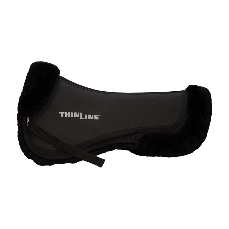 ThinLine® Sheepskin Comfort Half Pad Black / Large