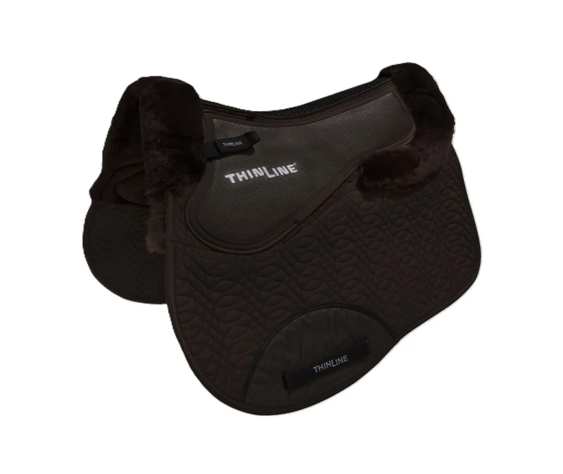 ThinLine Euro Roll Wool Jumper Saddle Pad One Size / White