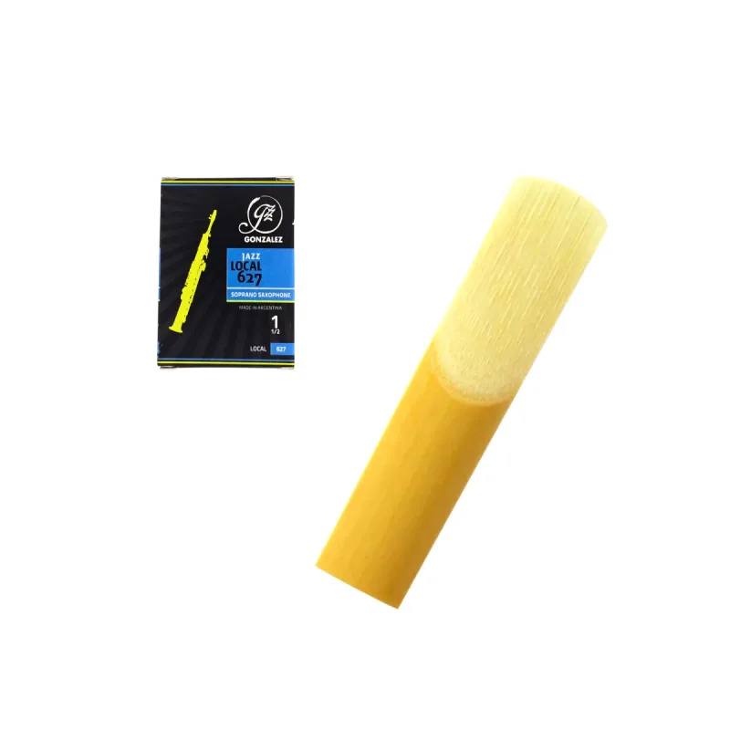 Palheta Sax Soprano Gonzalez Jazz Local 1,5 Som Brilhante