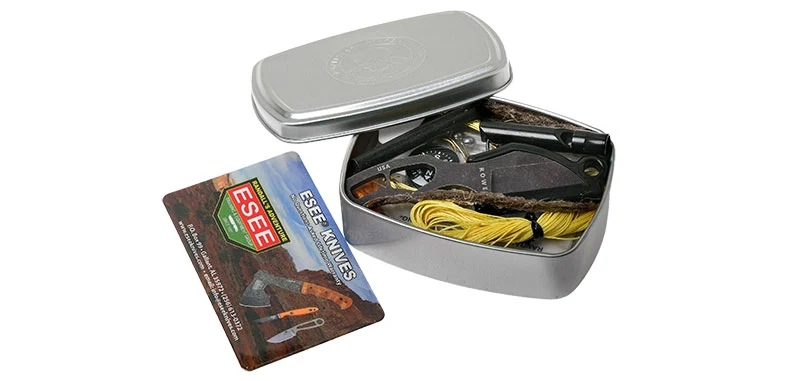 Couteau à lame fixe ESEE Mini Kit de survie avec couteau Pinch acier Carbone lame 33 mm Autre