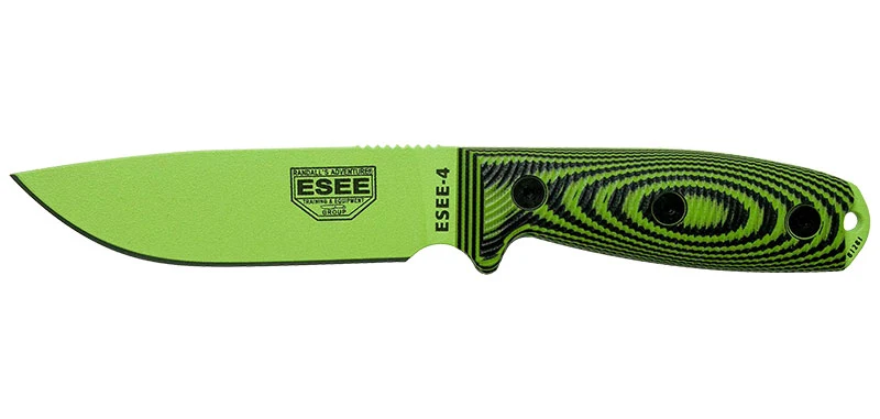 Couteau à lame fixe ESEE ESEE-4 4PVG007 acier Carbone lame 116 mm Autre