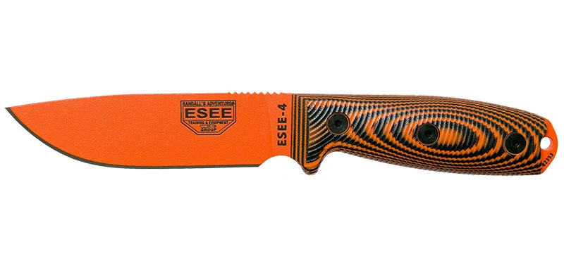 Couteau à lame fixe ESEE ESEE-4 4POR006 acier Carbone lame 116 mm Autre