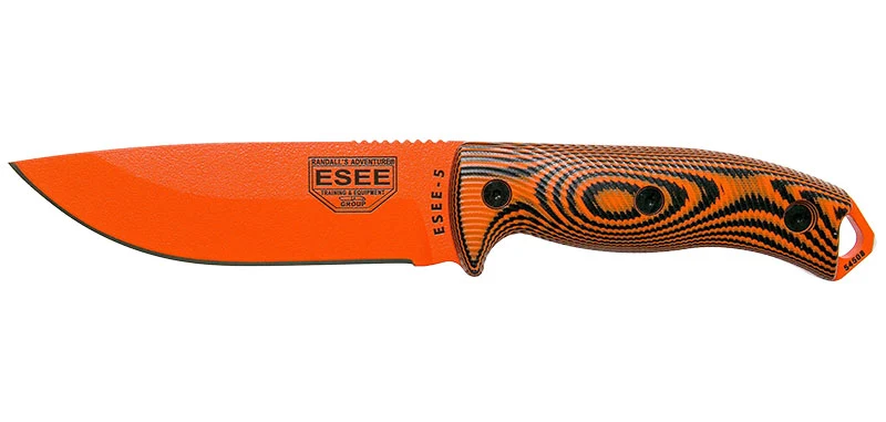 Couteau à lame fixe ESEE ESEE-5 5POR006 acier Carbone lame 132 mm Autre