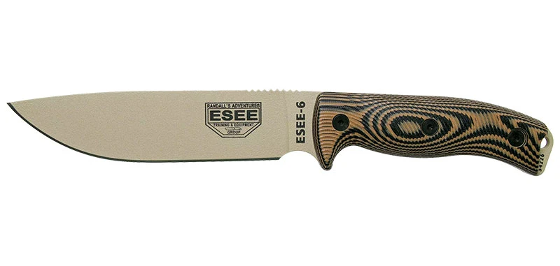 Couteau à lame fixe ESEE ESEE-6 6PDT005 acier Carbone lame 165 mm Autre