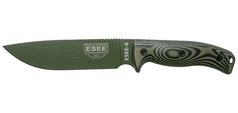 Couteau à lame fixe ESEE ESEE-6 6POD003 acier Carbone lame 165 mm Autre
