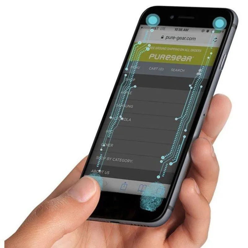 Película para iPhone 6 Plus / 6s Plus, Vidro, Smart Buttons, Pure Gear