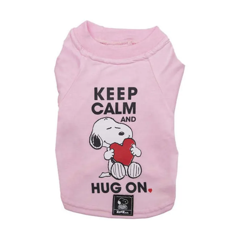 Camiseta Snoopy Rosa GG