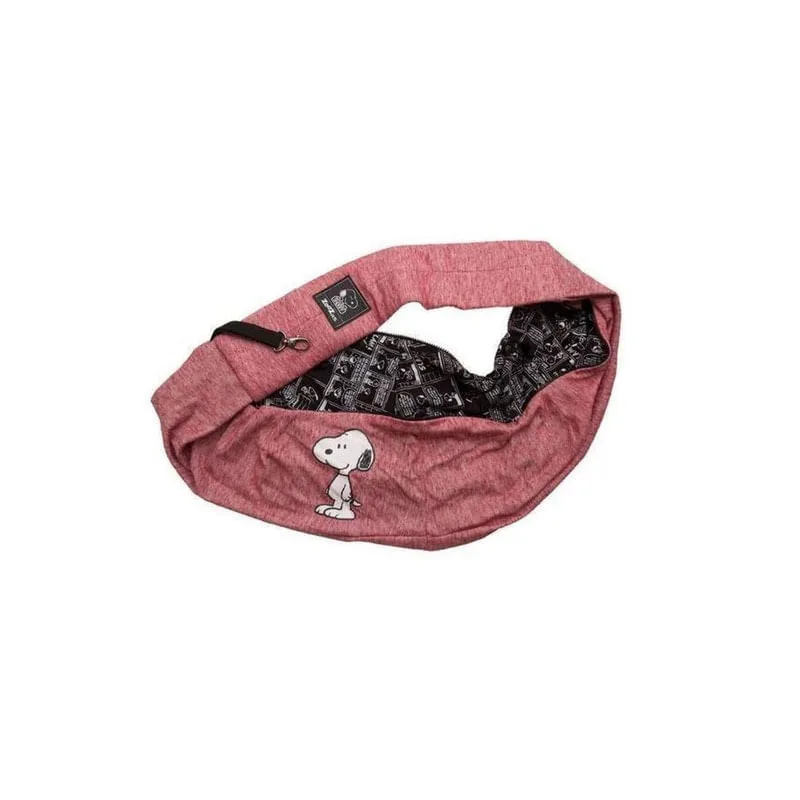Bolsa Passeio Cachorro Zooz Pets, Modelo Sling, Cor Vermelho