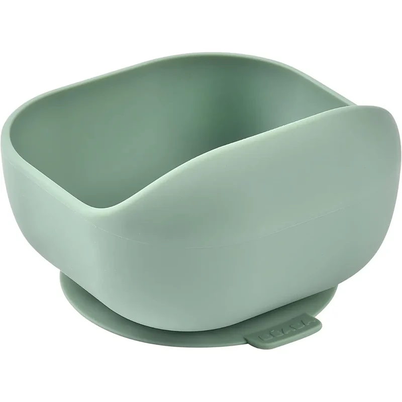 Silicone Suction Baby Bowl - Sage Open Box