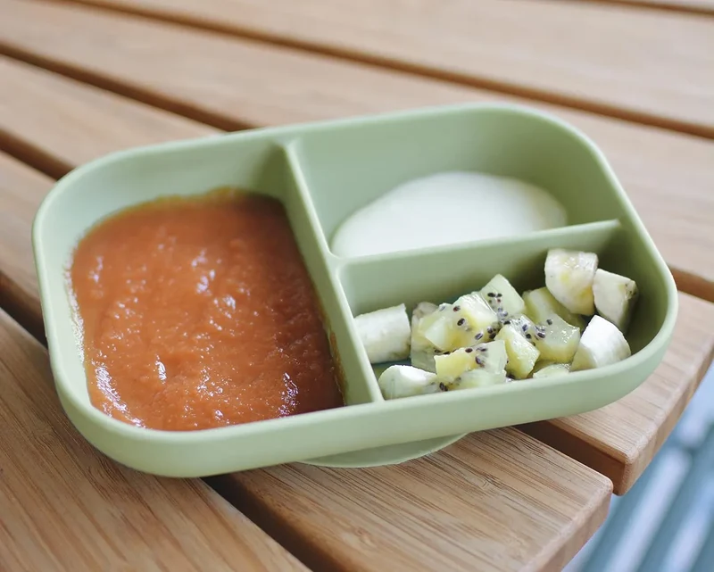 Baby Suction Plate - Sage Open Box