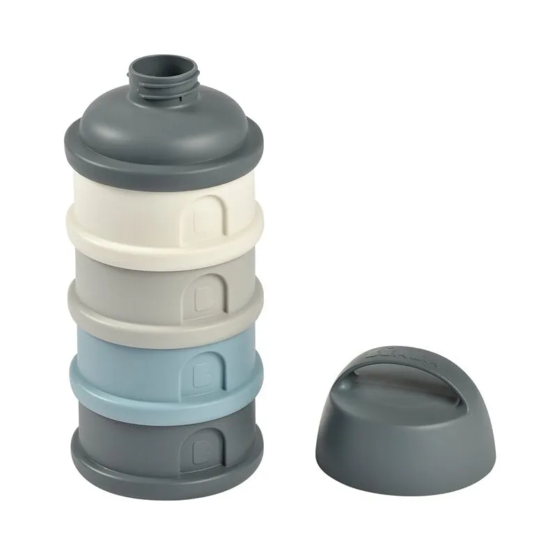 Formula & Snack Container - Mineral grey / blue Open Box