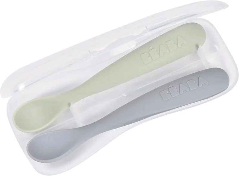 Baby's First Foods Spoon Set - Natural Open Box