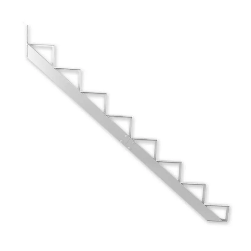 Pylex Collection 10 8-Step 7-1/2 x 9-1/16-In White Aluminum Stair Riser -1 riser only