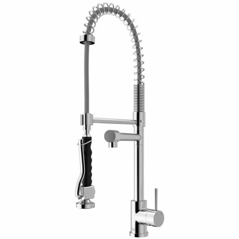 VIGO Zurich 27-in H Single Handle Pull-Down Sprayer Kitchen Faucet - Chrome