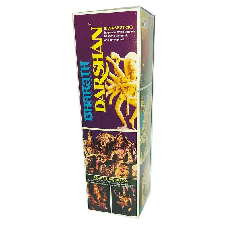 Incenso Bahrath Darshan - Caixa Com 25 Packs