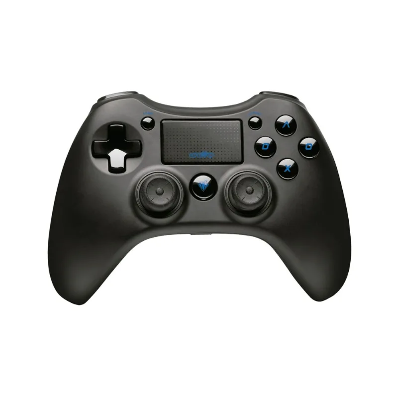 Joystick Level Up Tarántula PS4 PS3 PC bluetooth negro y azul