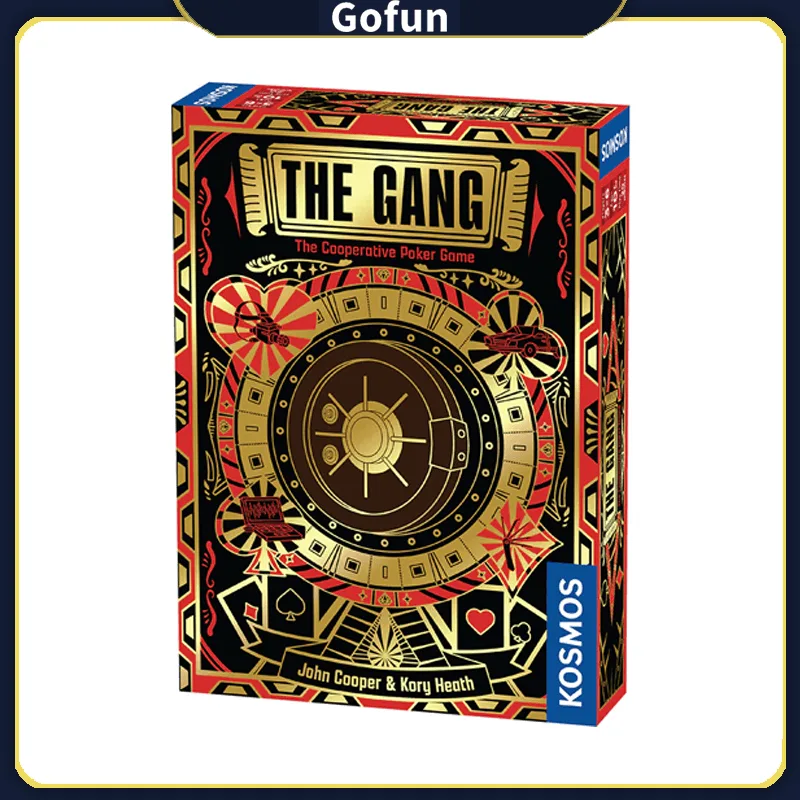 Jogo De Tabuleiro The Gang Co-operative Poker Strategy Para Maiores De 10 Anos