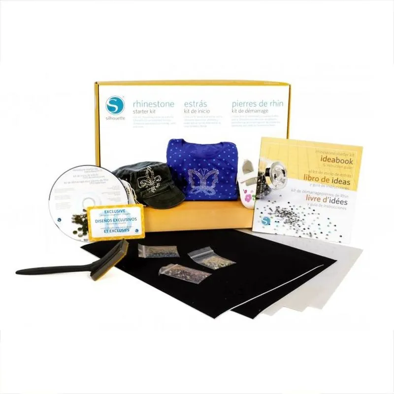 Kit Inicial de Personalizacao Com Pedras Silhouette