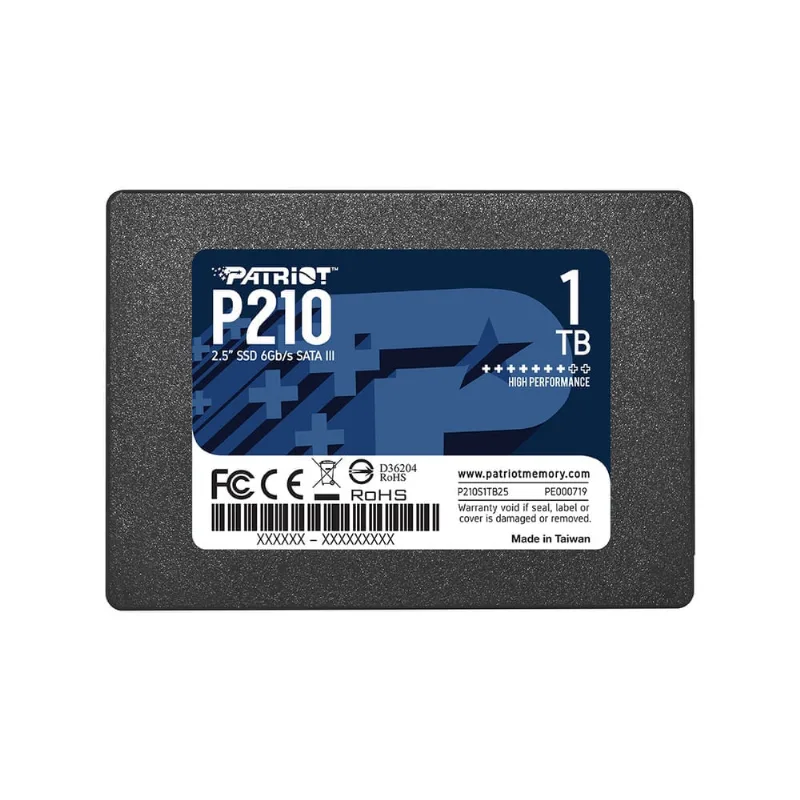 Disco Solido SSD PATRIOT P210 1TB SATA 2.5 Pulg