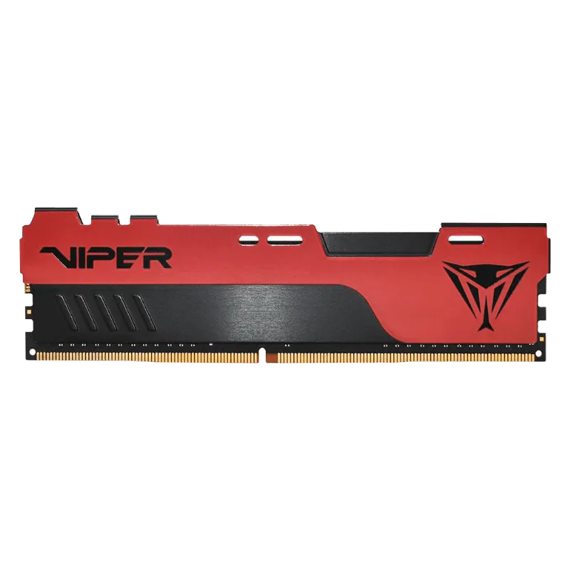 Memoria Desktop Patriot Viper Elite II Ddr4 16gb, 2666mhz, (1x16gb), Cl16, Preto e Vermelho - Pve2416g266c6