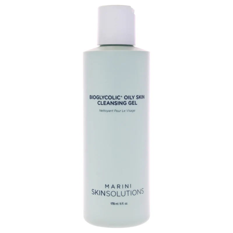 Marini SkinSolutions Bioglycolic Oily Skin Cleansing Gel by Marini SkinSolutions for Unisex - 6 oz Cleanser 6 oz