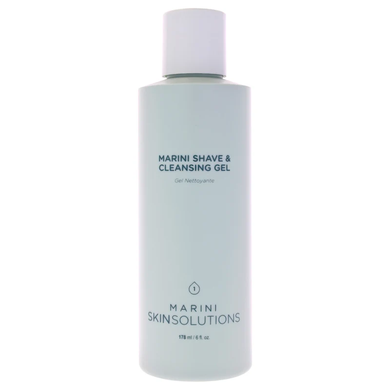 Marini SkinSolutions Marini Shave And Cleansing Gel by Marini SkinSolutions for Unisex - 6 oz Cleanser 6 oz