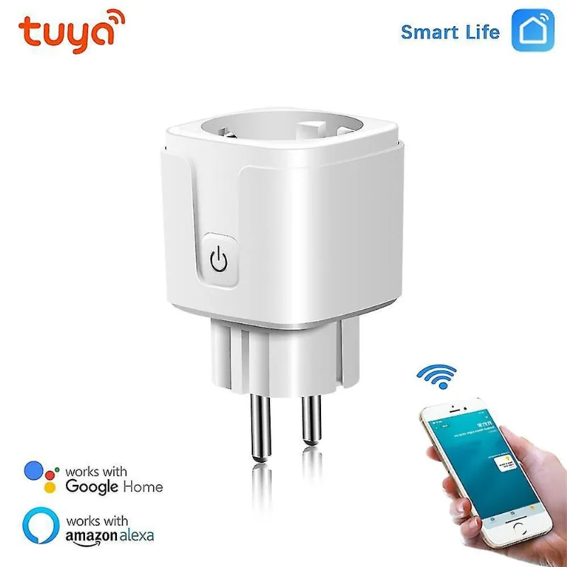 16a ue Smart Plug WiFi Socket Energy Monitor de tempo Função de tempo