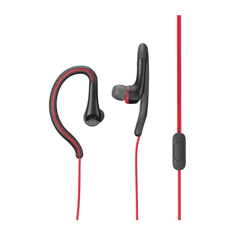 Fone de ouvido Motorola Earbuds Sports Vermelho