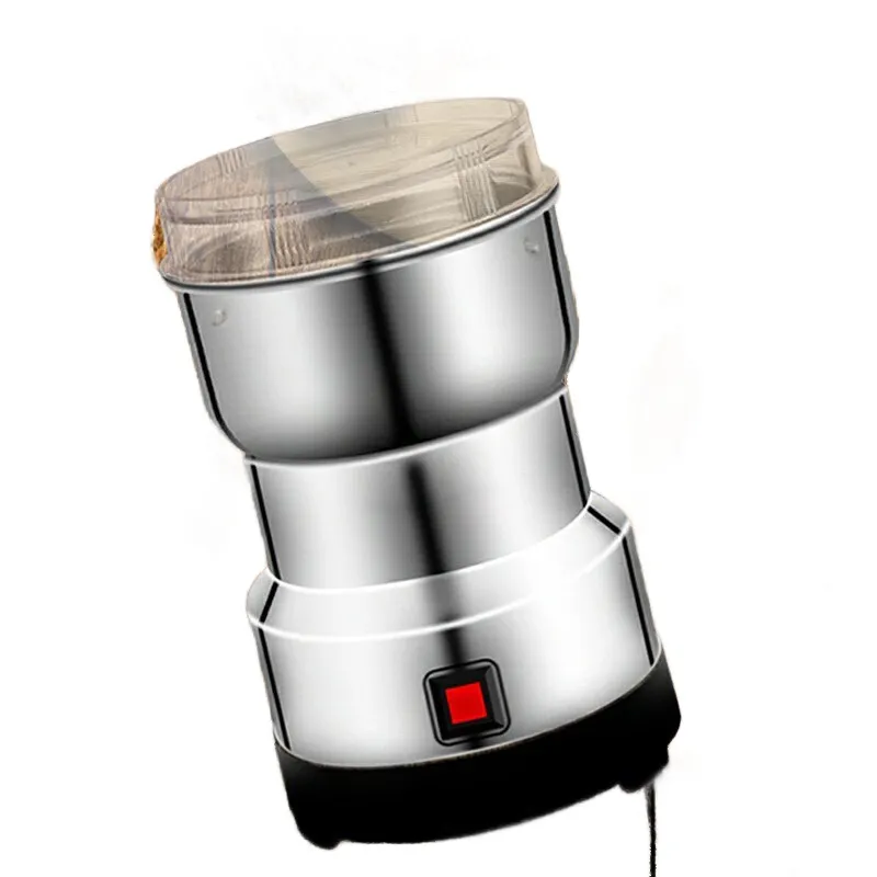 Moedor elétrico de grãos de café 220V, moagem de cozinha