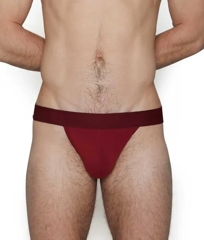 Wood Jockstrap Burgundy / Large