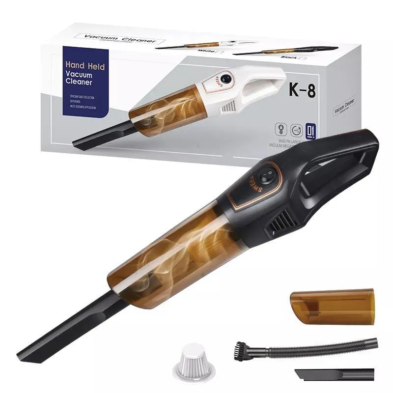 Aspirador De Pó Portátil Sem Fio Com Bateria Mod. Usb K-8