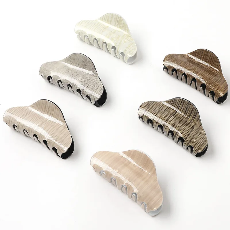 6pcs Clipe De Cabelo Acrílico, Luxo Clássico Doce Cabelo Romântico