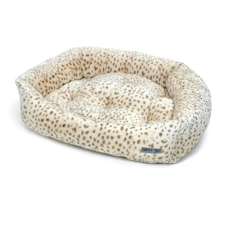 Cheetah Napper Dog Bed Large
