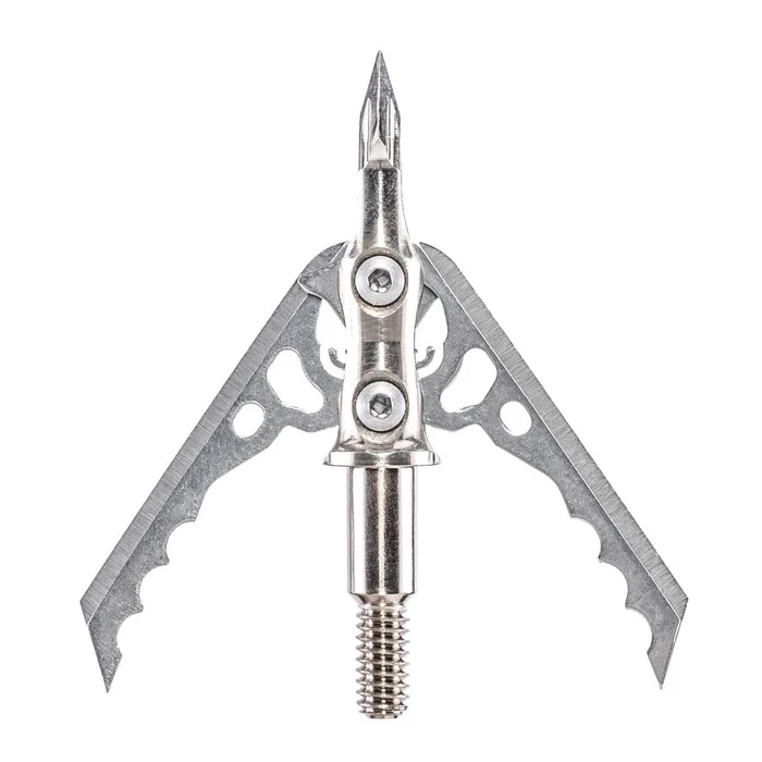 Rage Hypodermic NC 3-Blade Mechanical Broadhead 125 2" Cutting Diameter Pack of 3